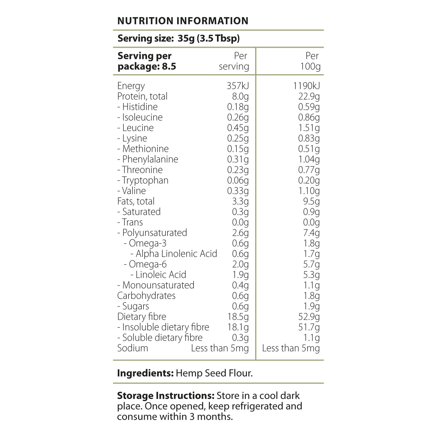 Hemp Seed Flour - Image 4