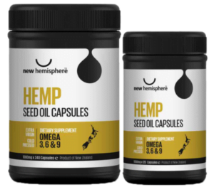 Hemp seed oil caps