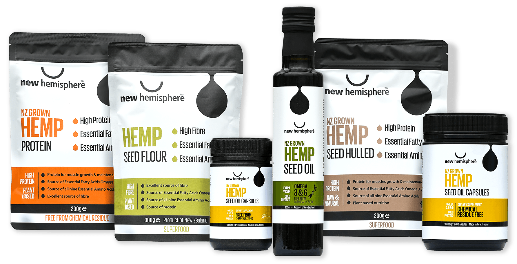 Hemp Seed Oil range